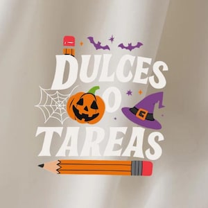 Dulces o Tareas – Halloween Escolar Divertido