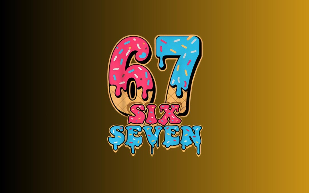 Ice Cream Number 67 Poster | Colorful Dripping Art Print | Fun Dessert ...