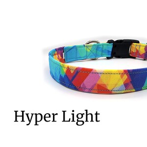 Hyper Light | Rainbow Dog Collar