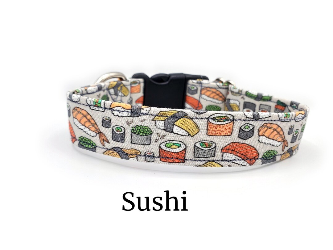 Sushi | Fun and Quirky Food Dog Collar - Etsy