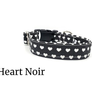 Heart Noir | Valentine&#39;s Day  | Dog Collar Collection