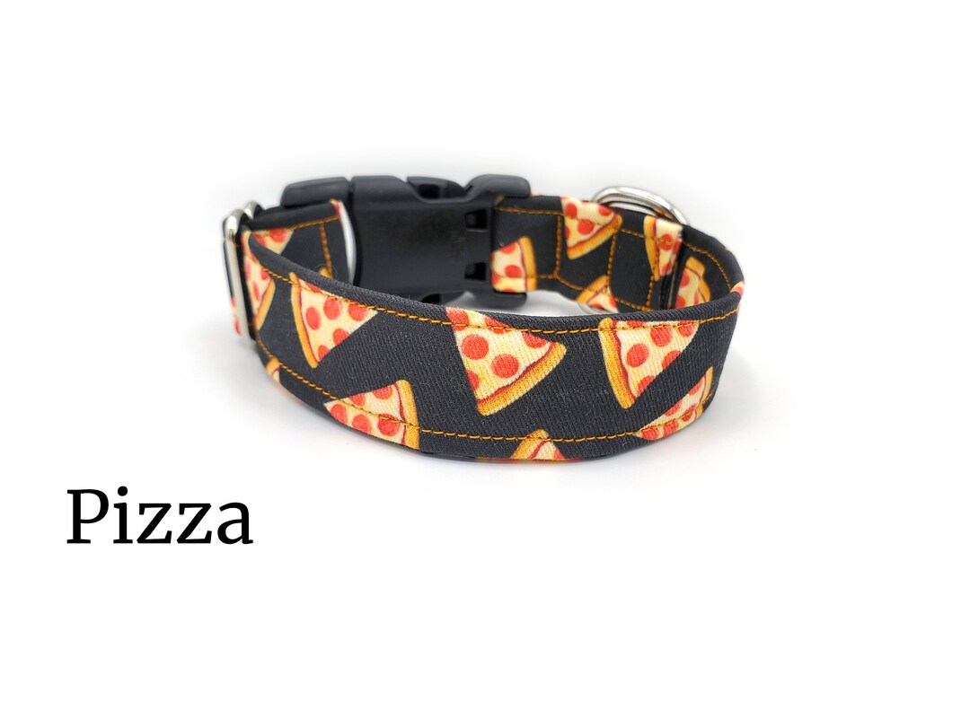 Pizza | Fun and Quirky Food Dog Collar | Fast Food - Etsy
