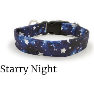 Starry Night | Night Sky Dog Collar | Nature