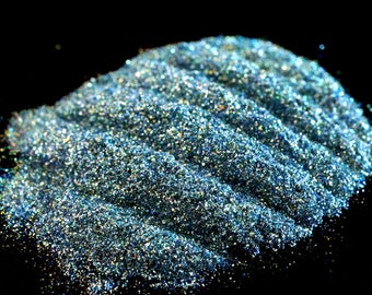 Teal Green Glitter Blend "Sea Witch" – Emerald, Turquoise Blue, & Gold Loose Cosmetic Glitter Mix Num. G33 - Mermaid Collection - Vegan