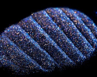 Indigo Glitter Blend "Mesmerized" – Blue Violet & Copper Loose Cosmetic Micro Glitter Mix Num. G40 – Halloween 2017 The Seance - Vegan