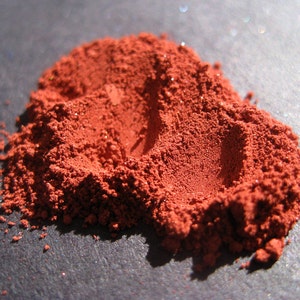 Rustic Red Blush &quot;Enraptured&quot; - Semi Matte Rusty Terracotta Brick Red Loose Powder Rouge Cheek Color Num. B03 - Valentines Day 2013 - Vegan