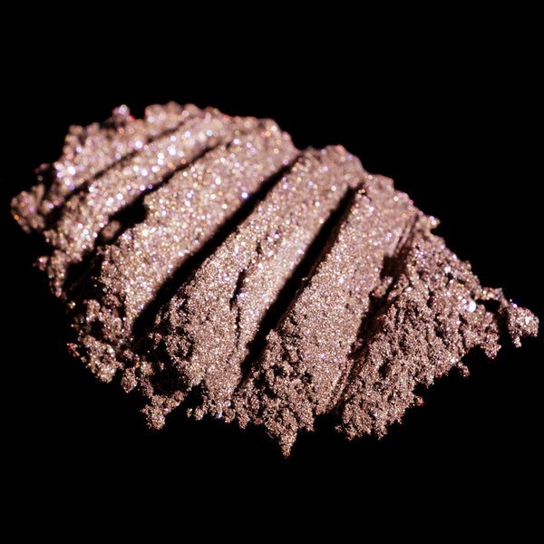 Bronze Plum Eye Shadow Num. 264 Bittersweet – Brown with Iridescent Red-Pink Shimmer and Glitter Loose Eyeshadow– NOT Vegan – Halloween 2020