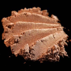 Copper Highlighter Psychic Armor Peachy Bronze with Metallic Gold Shimmer Loose Bronzer Num. H08 Halloween 2017 The Seance Vegan image 1