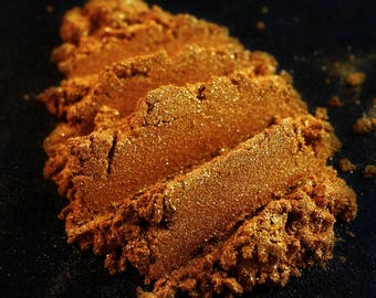Metallic Gold Eye Shadow "Baroque" – Intense, Rich Yellow Gold Shimmer Loose Pigment Mineral Eyeshadow Num. 184 - Gilded Collection - Vegan