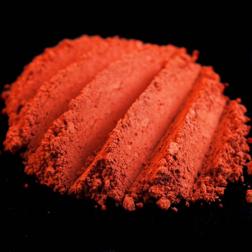 Matte Coral Blush "Pamplemousse" - Flat Vibrant Peachy Orange Loose Powder Blusher Rouge Cheek Color Num. B10 - Gilded Collection - Vegan