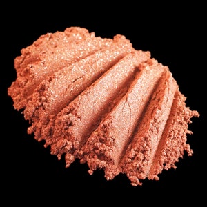 Copper Blush Num. B20 Fable – Deep Rose Gold with Gold & Copper Shimmer Loose Powder Blusher Blushing Powder Cheek Color – Junicorn - Vegan