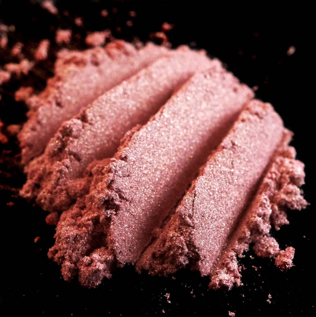 Rose Gold Highlighter romance Warm Pink With Gold Pearl & Iridescent
