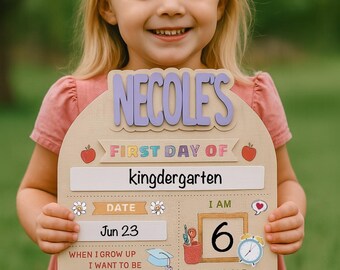 First Day of School Sign | Last Day of School Sign | Reversible First Day of School Sign | Back To School Photo | 1st Day of School