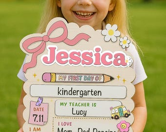 First Day of School Sign | Last Day of School Sign | Reversible First Day of School Sign | Back To School Photo | 1st Day of School