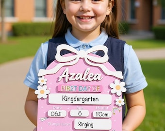 First Day of School Sign | Last Day of School Sign | Reversible First Day of School Sign | Back To School Photo | 1st Day of School