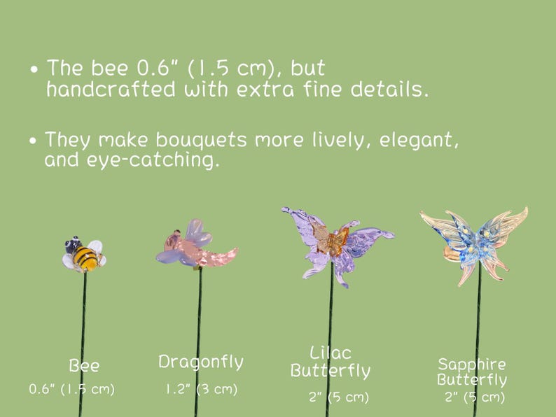 Glass Flower Bouquet | Personalized Birth Month Gift | Valentine's, Wedding, or Mother's Day Present image 10