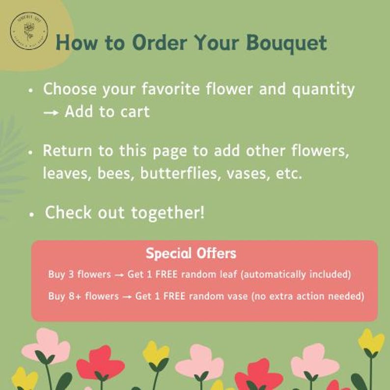 Glass Flower Bouquet | Personalized Birth Month Gift | Valentine's, Wedding, or Mother's Day Present image 13