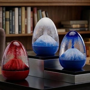 Timer a clessidra con movimento liquido, timer sensoriale a goccia d'olio, timer a bolle colorate, giocattolo da scrivania antistress, giocattolo per la concentrazione ADHD, giocattolo Montessori per la calma