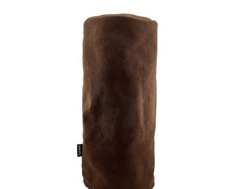 Golf Headcover – Handcrafted Barrel Design, Clean and Timeless | Driver, Fairway & Hybrid | Timber Brown