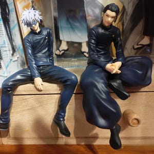 Jujutsu Kaisen Gojo & Geto Figuren Set - PVC Sitzende Pose Sammlerstücke