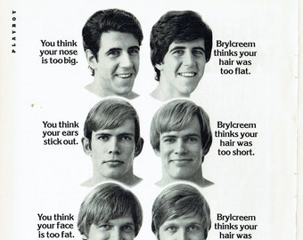 Items Similar To 1975 Advertisement Brylcreem Sexy Not Group 70s