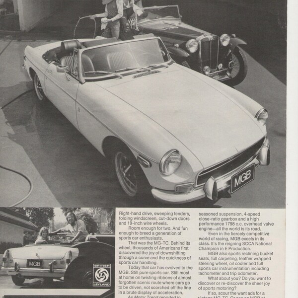 1972 MGB  Advertisement