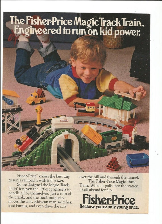 fisher price magic track train