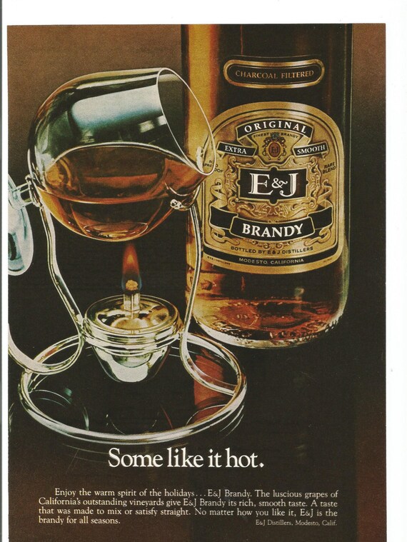 Items similar to 1977 Advertisement E & J Brandy Drink Alcohol Some