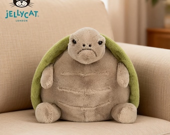 Jellycat Timmy Turtle Plush Toy – 11" Super Soft Stuffed Animal, Ideal Gift for Children
