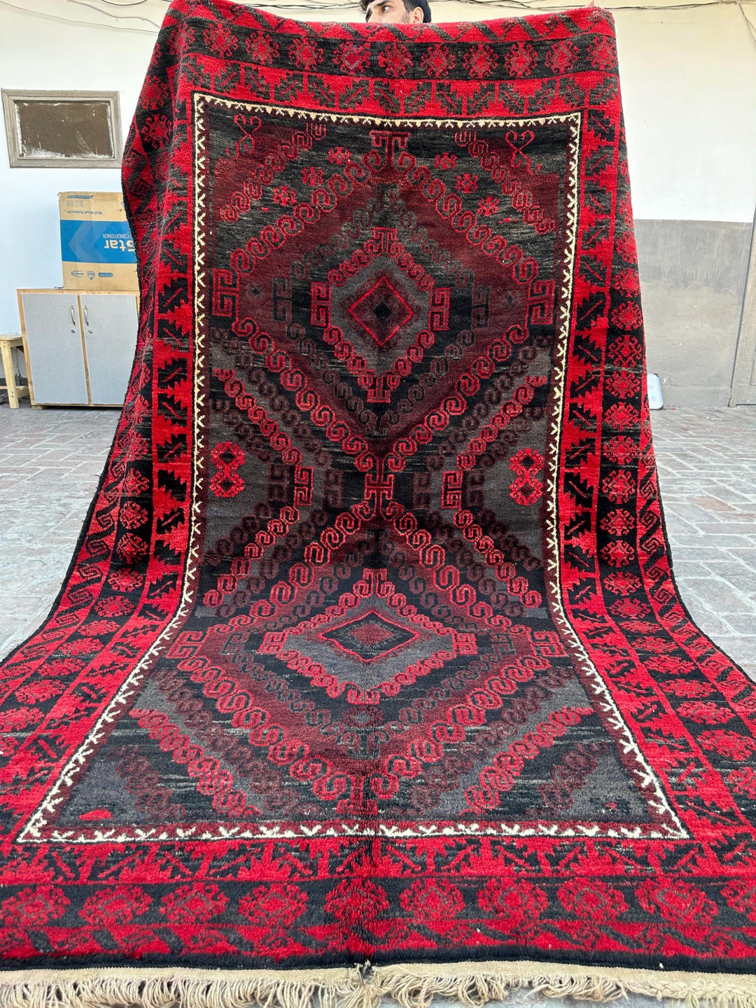 8.10x5.5 Ft Rug Handwoven Afghan Wool Balochi Rug Timeless Oriental ...