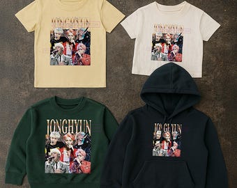 Jonghyun Bootleg Shirt, Vintage Kpop Idol Singer Performer Shinee