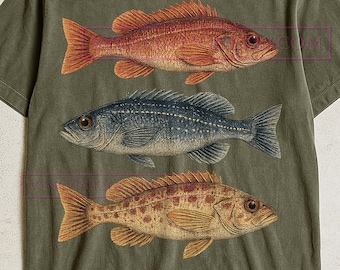Fish Lover T-Shirt, Cute Fish Graphic Tee, Funny Animal Lover Gift, Pet Owner Shirt, Humorous Aquatic Shirt