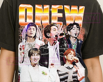 ONEW SHINEE Bootleg Shirt, Onew Shinee Retro Tees, K-pop Vocal T