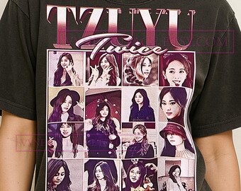 TZUYU (TWICE) T-shirt, Vintage Kpop Idol Dancer Performer Twice