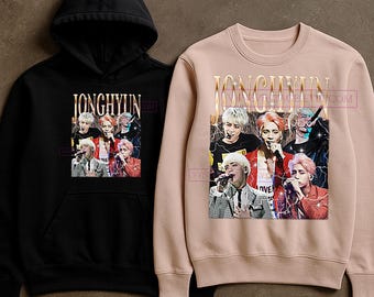 Jonghyun Bootleg Shirt, Vintage Kpop Idol Singer Performer Shinee