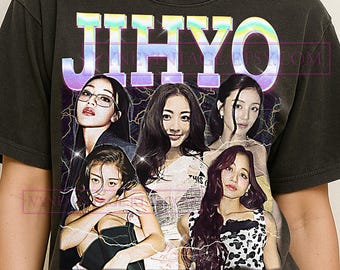 【即日発送】TWICE JIHYO PORTRAIT Tシャツ ZONE ジヒョ JIHYO TWICE Vintage Shirt | Jihyo Twice Homage T-shirt | Jihyo
