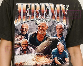 Jeremy Wade Bootleg Shirt, Vintage TV Host Fisherman Wildlife Star Tee, 90s Retro Throwback T-shirt, Jeremy Wade Sweater