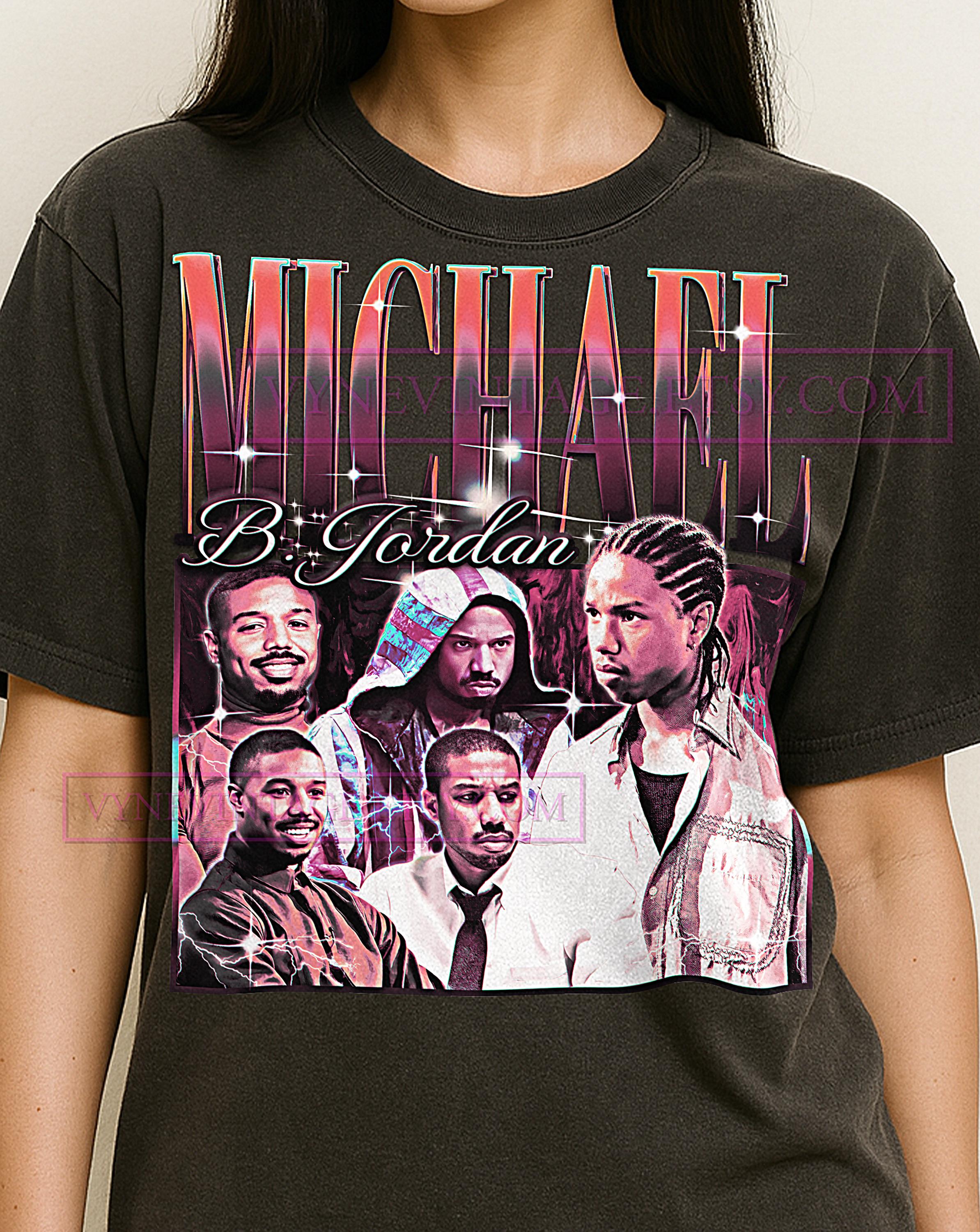 Michael B Jordan Shirt, 90s Vintage Retro Bootleg Michael B Jordan