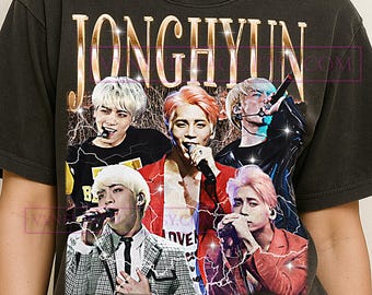 SECOND JONGHYUN SHINEE Shirt, Jonghyun Shinee Throwback Tees, Star