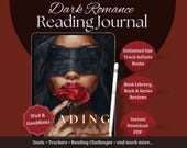 Dark Romance Reading Journal | Digital Book Tracker, iPad & GoodNotes (PDF)