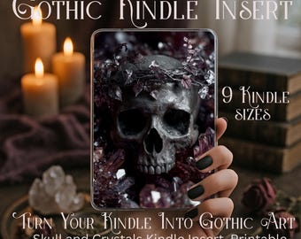 Encarte para Kindle de Calavera Gótica: Arte de Cristales Oscuros (PDF)