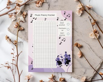 Yearly music theory practice tracker