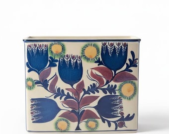 Vintage Royal Copenhagen Baca Fajance Sunflower Vase - Nils