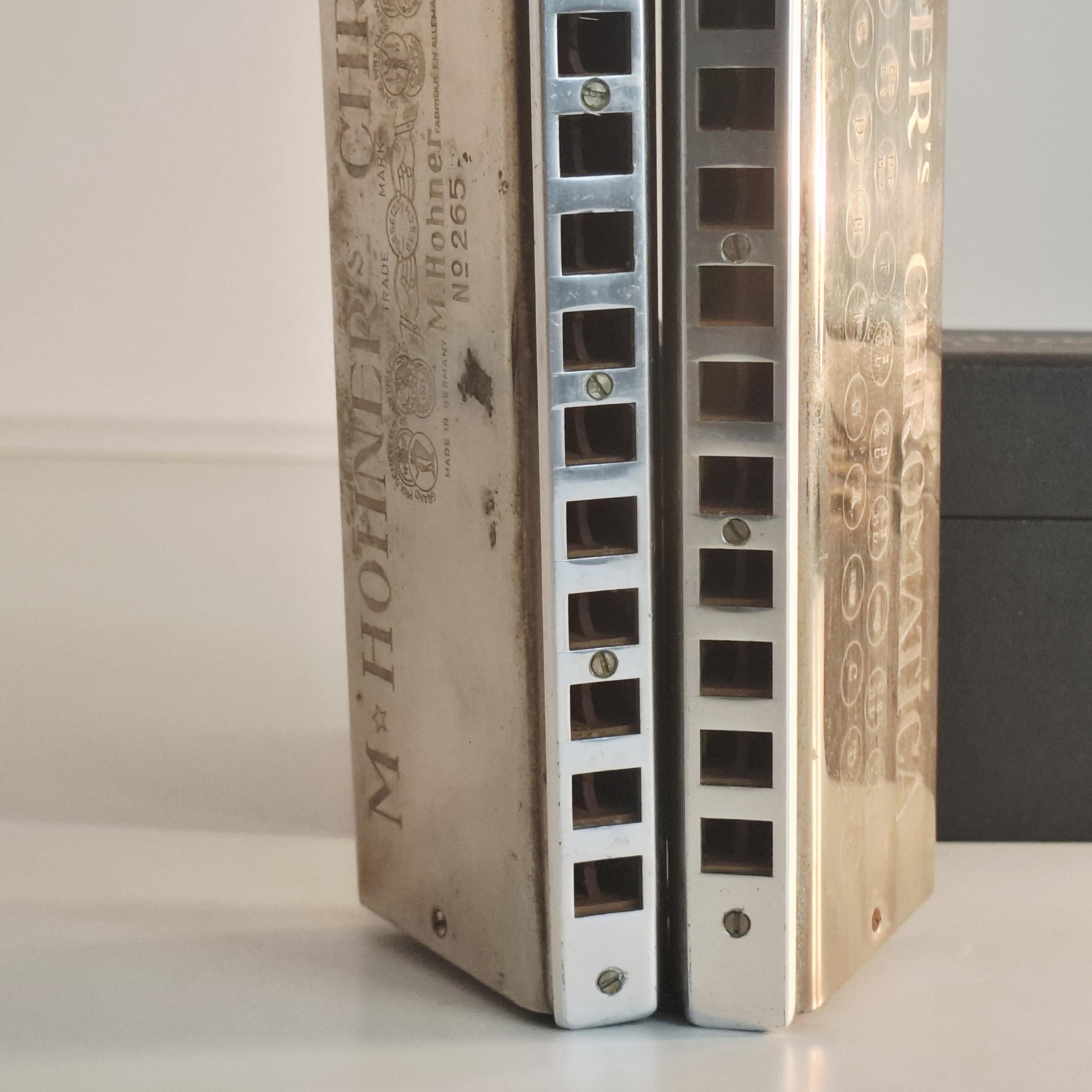 Hohner Chromatic Bass Harmonica 265, Vintage German Orchestral