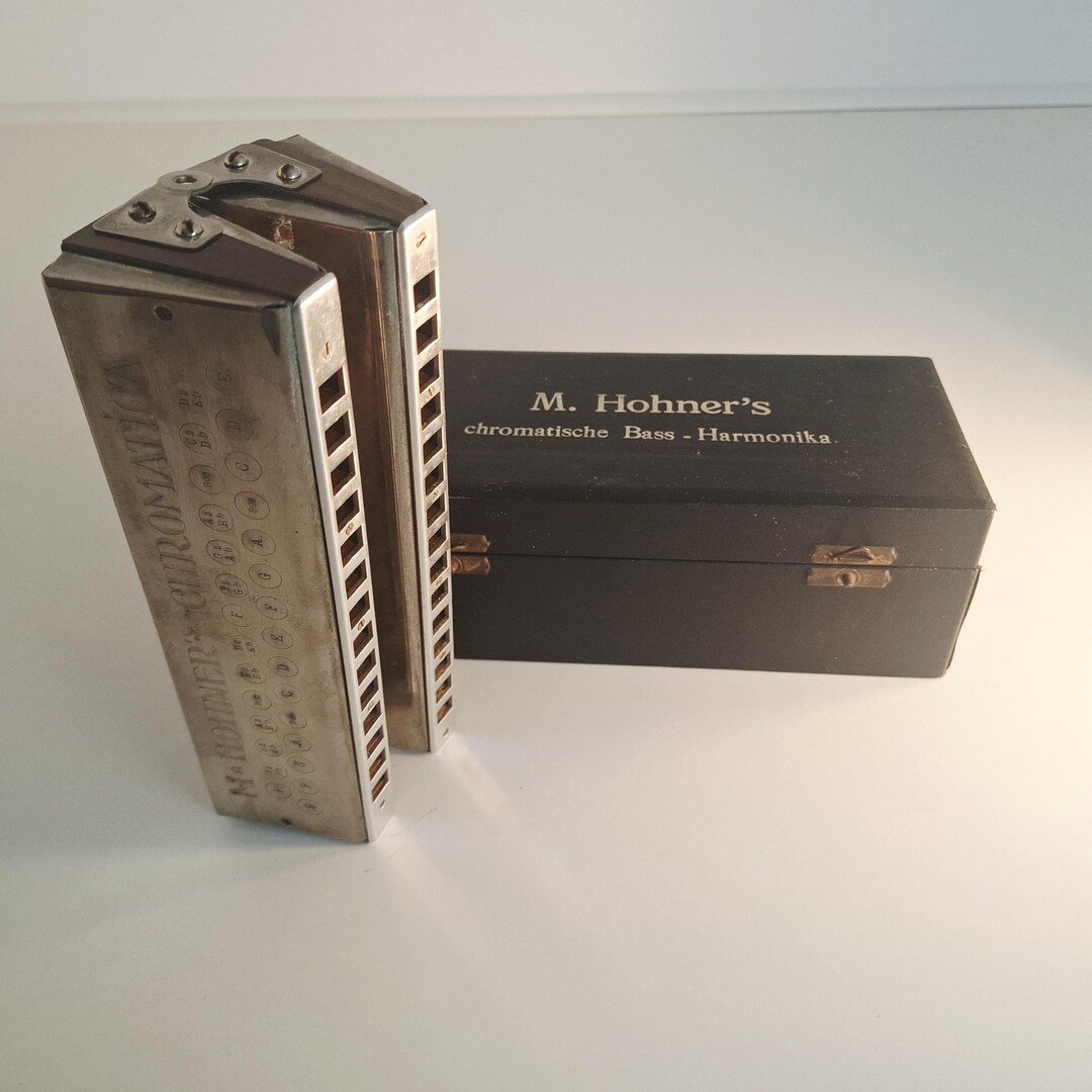 Hohner Chromatic Bass Harmonica 265, Vintage German Orchestral
