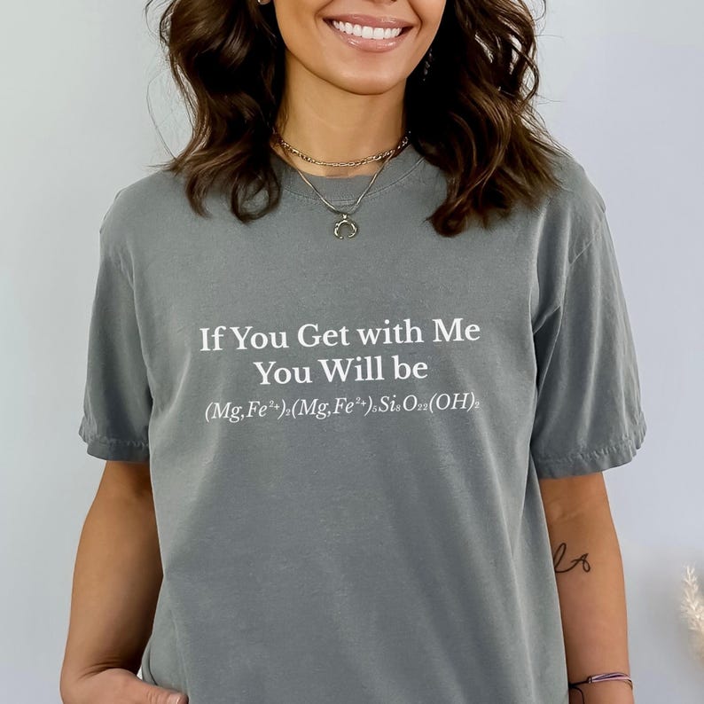 Funny Science Nerd Shirt, If You Get With Me You'll Be Cummingtonite ...