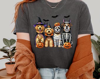 Halloween Dog Shirt, Ghost Dogs Sweatshirt, Halloween Shirt, Halloween Sweatshirt, Ghost Shirt, Ghost Dog Shirt, Dog Mom Halloween Shirt