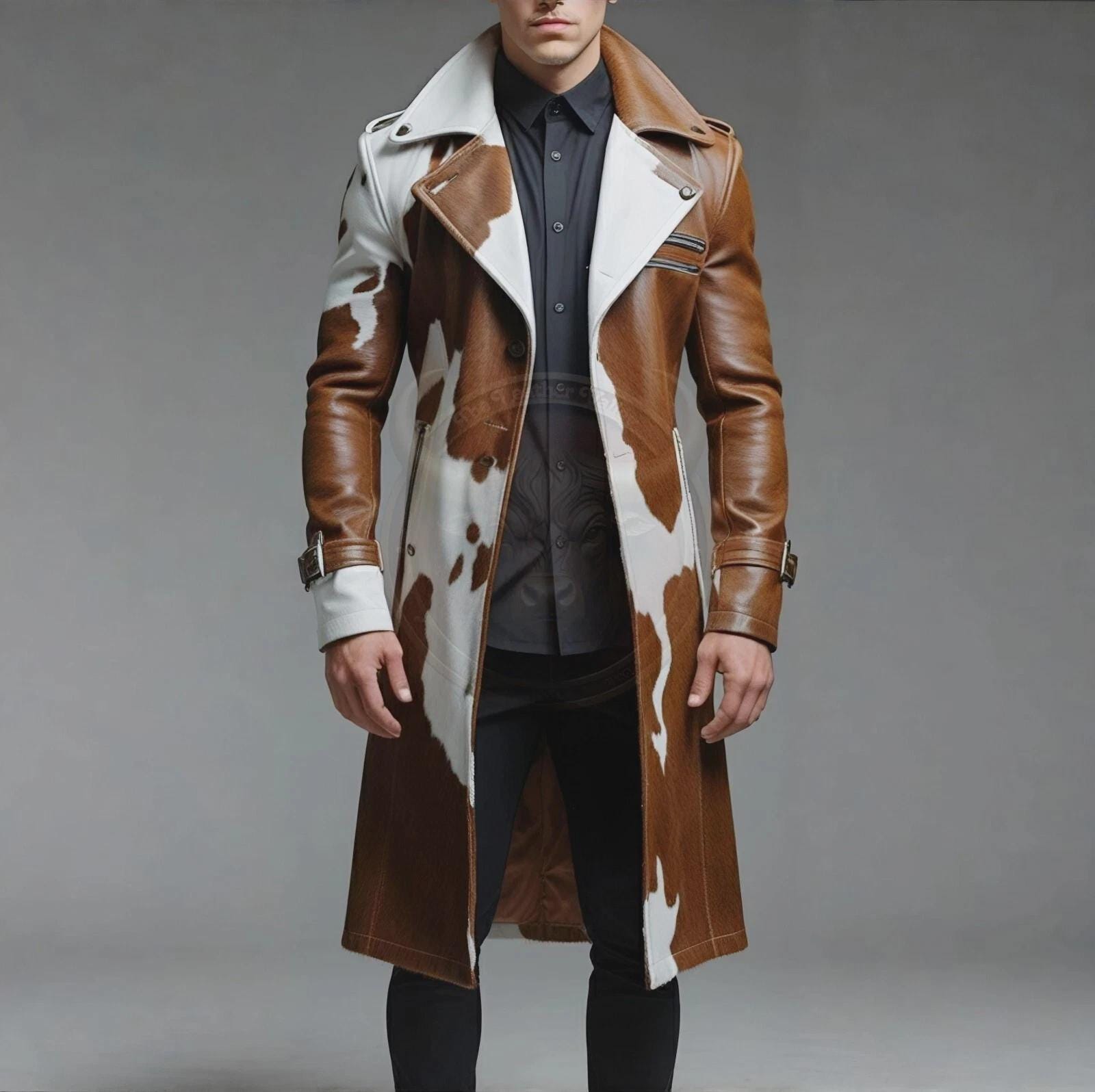 ジャケット・アウター European Vintage Pony Hair Leather Coat Pony Hair Jacket - Etsy Singapore