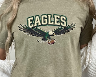 Retro Philadelphia Football Game Day Shirt, Vintage Eagle Football Shirt, Philly Tee Fan Gift, Philly Football T-shirt