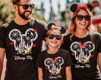 Custom Disney Trip Shirts, Disneyworld Shirts, Disney Vacation T-shirt, Disney Couple Shirt, Disney Family Matching Shirts, Disney Trip